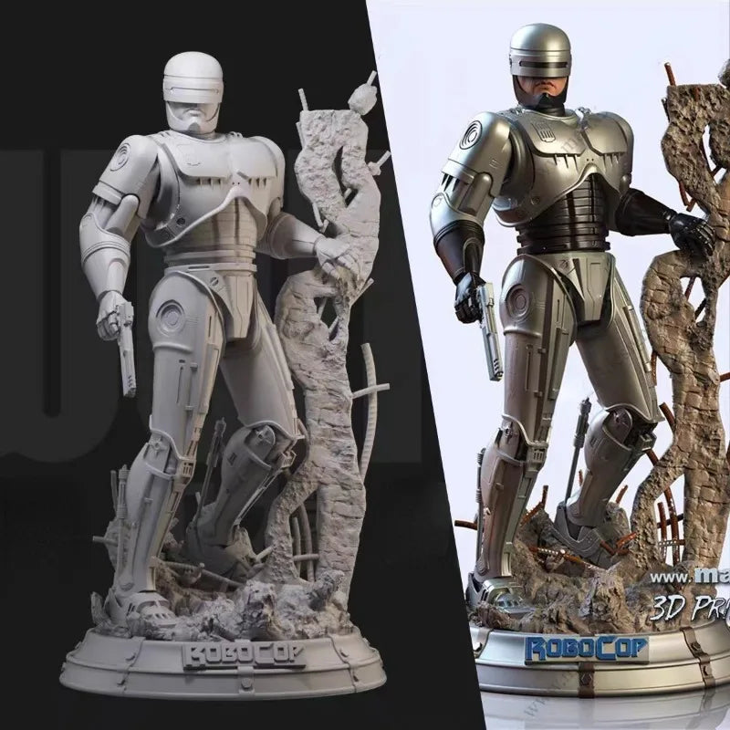 1/24 Horned Demonic Space Warrior, Resin Model Figure Kit, Fantasy Theme, Unassembled and Unpainted