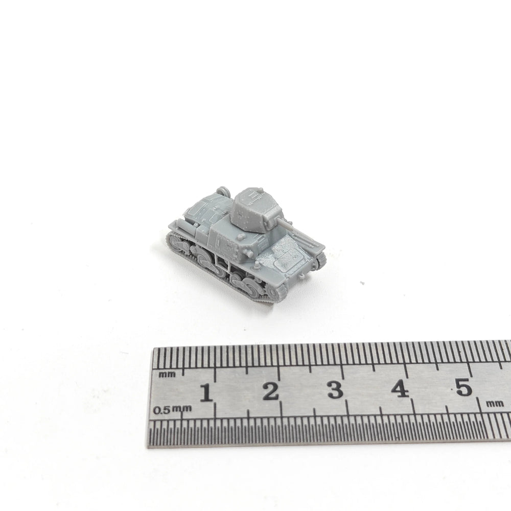 1/144 WWII Italian L6/40 Light Tank, Resin Model Vehicle Kit, Unassembled and Unpainted