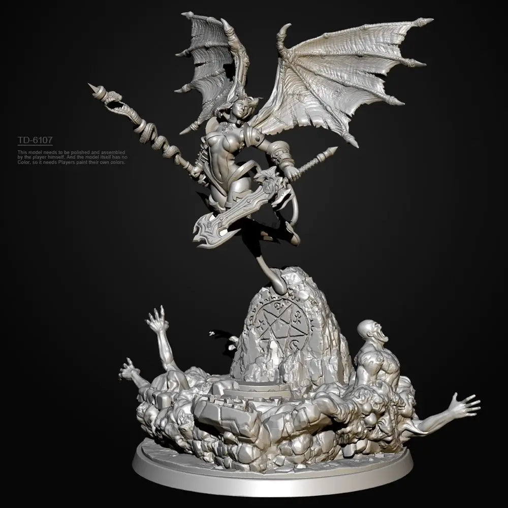 75mm Devilish Baby, Resin Model Figure Kit, Fantasy Theme, Unassembled and Unpainted