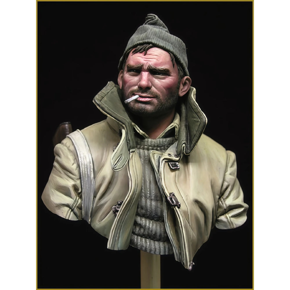 1/10 Modern British Reconnaissance Soldier, Resin Model Bust Kit, Unassembled and Unpainted