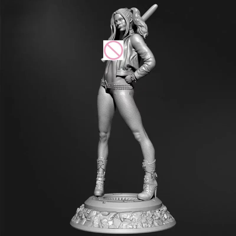 1/24 Pin-up Baseball Girl, Resin Model Figure Kit, Unassembled and Unpainted