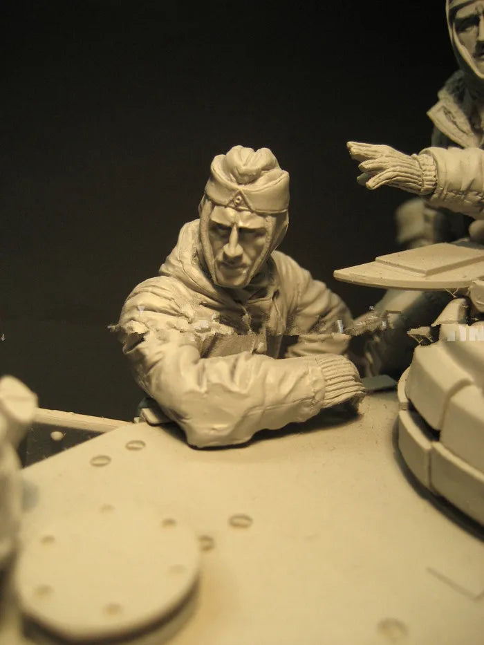 1/16 Male Portrait, Resin Model Bust Kit, Historical Theme, Unassembled and Unpainted