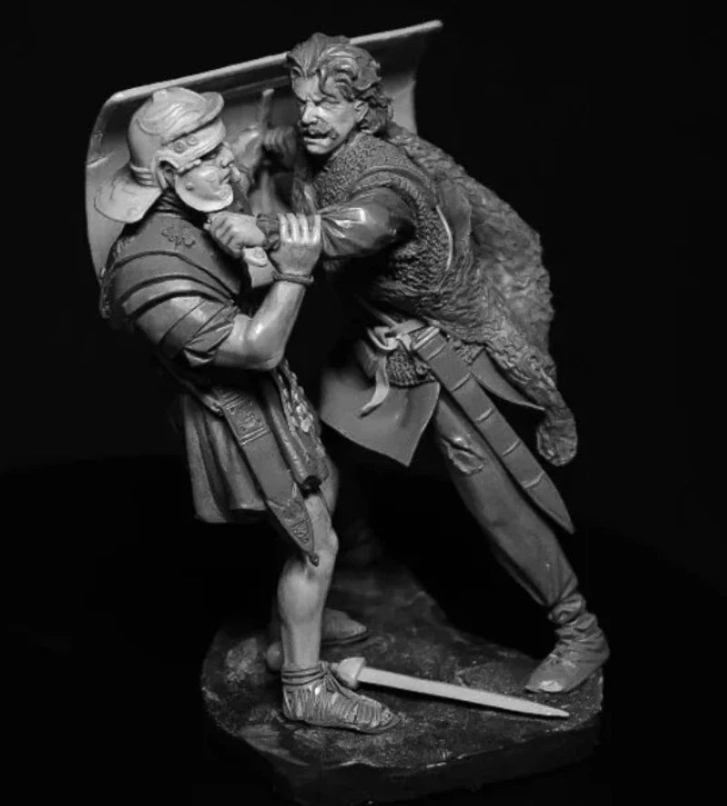 1/24 Ancient Roman Legionaries, 4 Figures, Resin Model Figure Kit, Unassembled and Unpainted