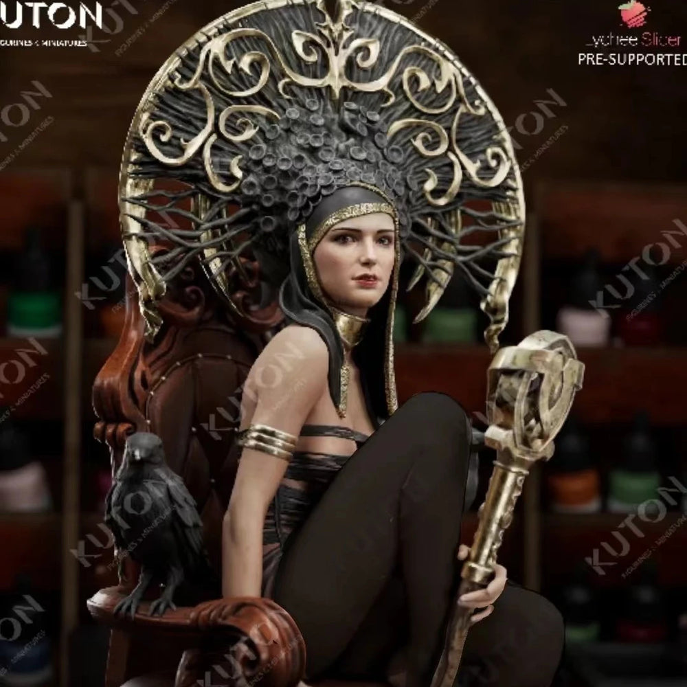 1/35 Tribal Priestess, Resin Model Figure Kit, Fantasy Theme, Unassembled and Unpainted