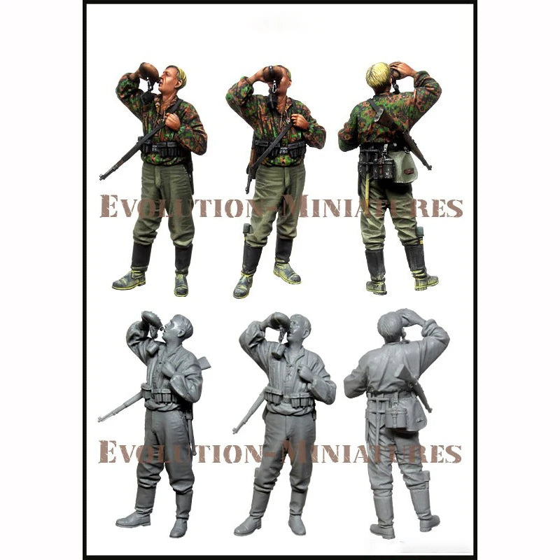 1/35 Modern Military Soldiers with Rifles, 6 Figures, Resin Model Figure Kit, Unassembled and Unpainted
