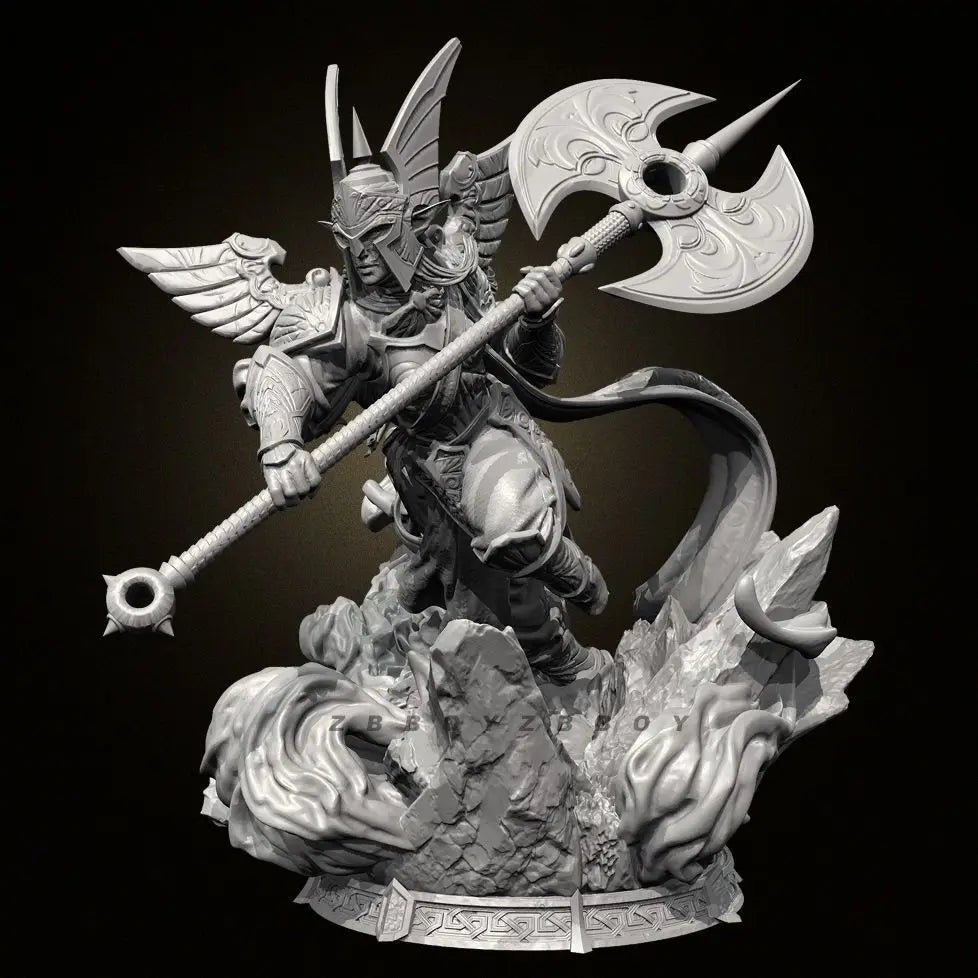 50mm Celestial General, Resin Model Figure Kit, Fantasy Theme, Unassembled and Unpainted