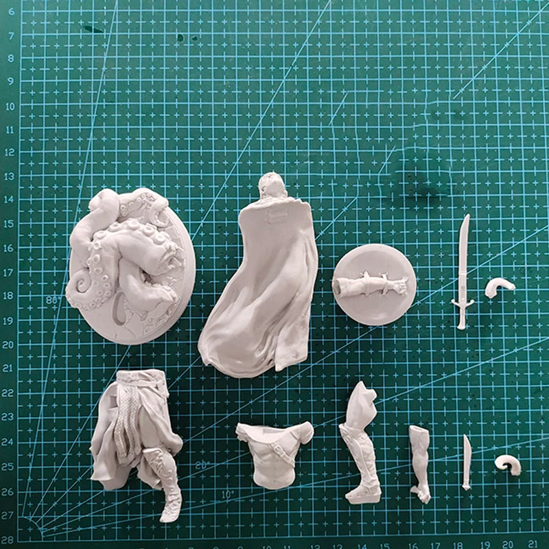 1/24 Demon Oni Warrior, Resin Model Figure Kit, Fantasy Theme, Unassembled and Unpainted