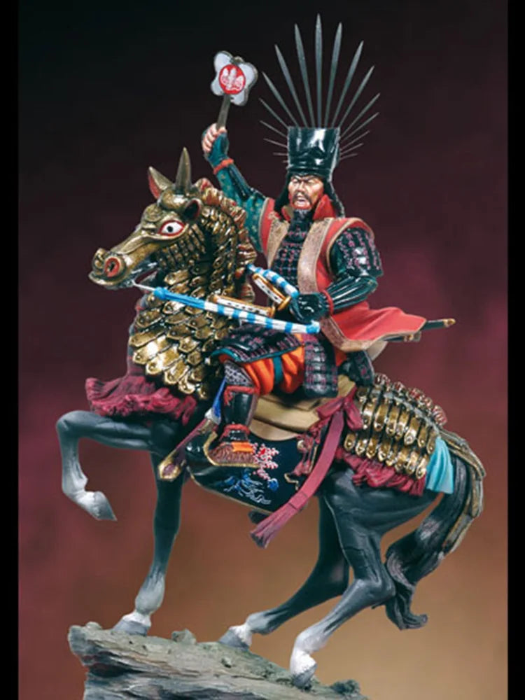 1/32 Ancient Asian Warrior, Resin Model Figure Kit, Unassembled and Unpainted