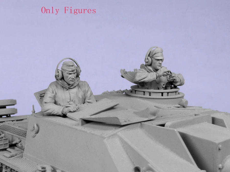 WWII German Soldiers — 1/35 Resin Figure Set
