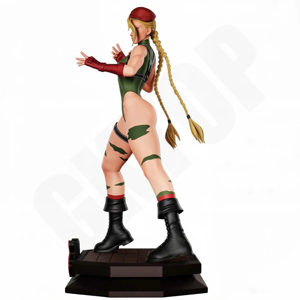 1/24 Female Combat Warrior, Resin Model Figure Kit, Fantasy Theme, Unassembled and Unpainted