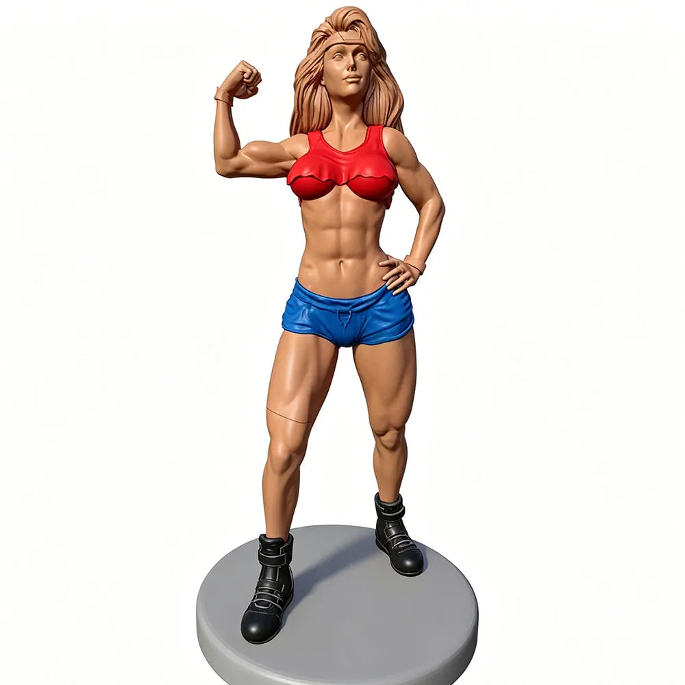 1/24 Athletic Pin-up, Resin Model Figure Kit, Unassembled and Unpainted
