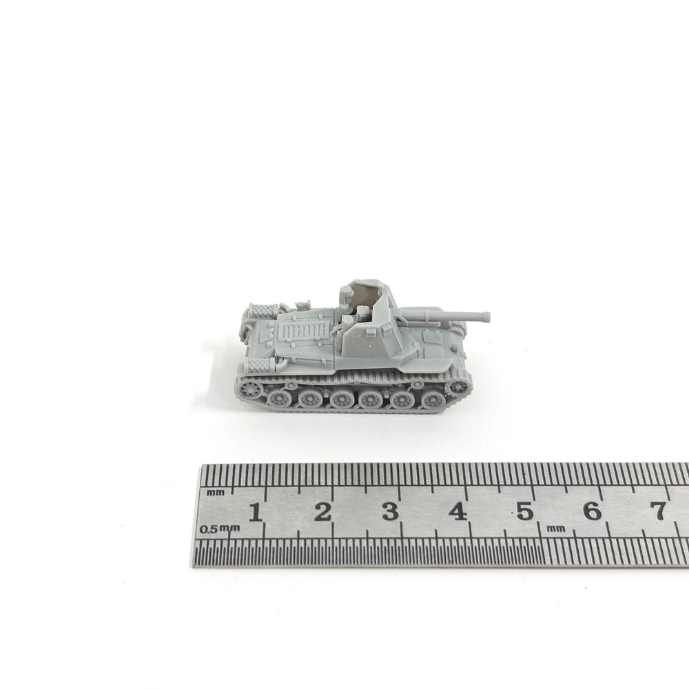 1/144 WWII Japanese Type 1 Ho-Ni SPG, Resin Model Vehicle Kit, Unassembled and Unpainted