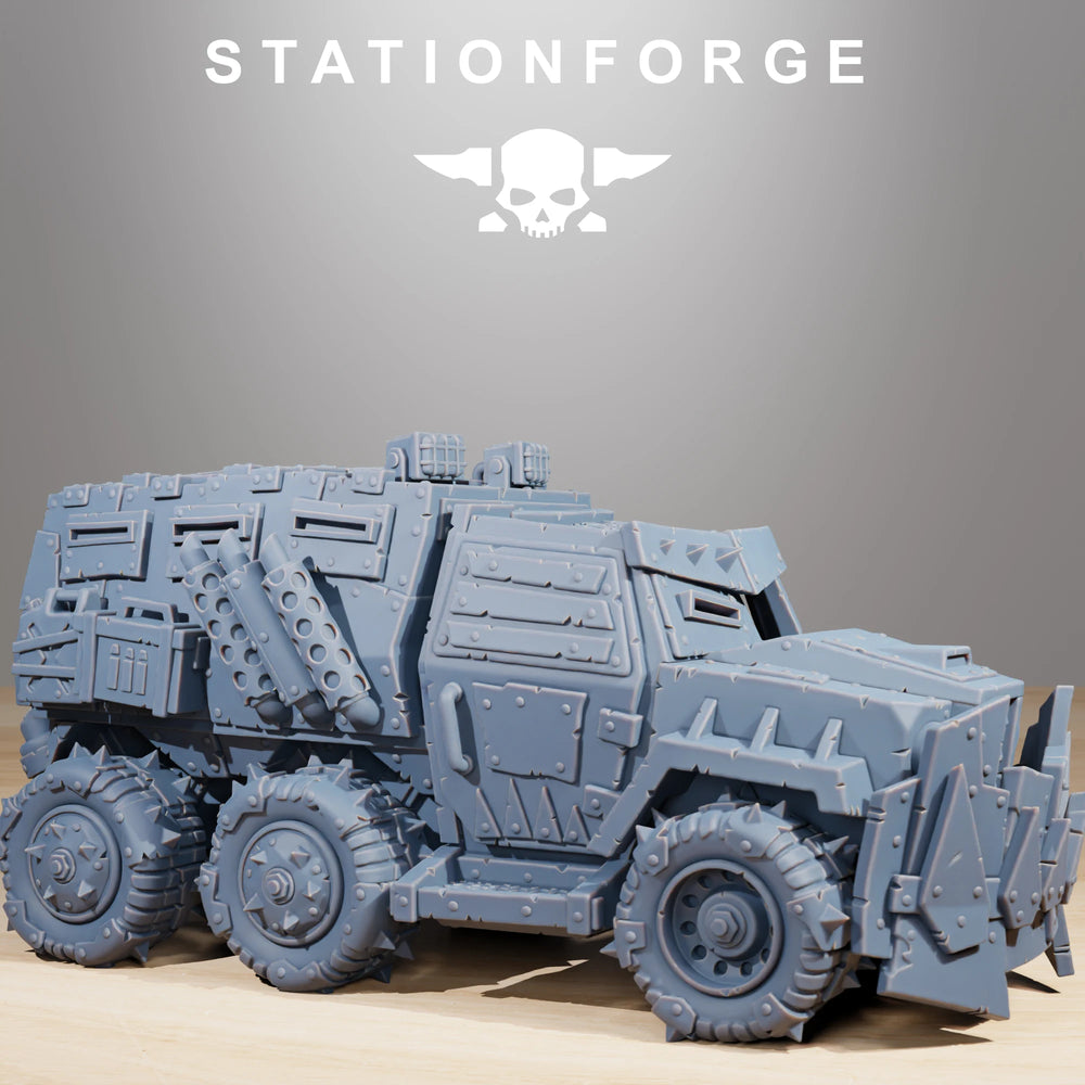 32mm Armored Personnel Carrier, Resin Model Vehicle Kit, Sci-Fi Theme, Unassembled and Unpainted