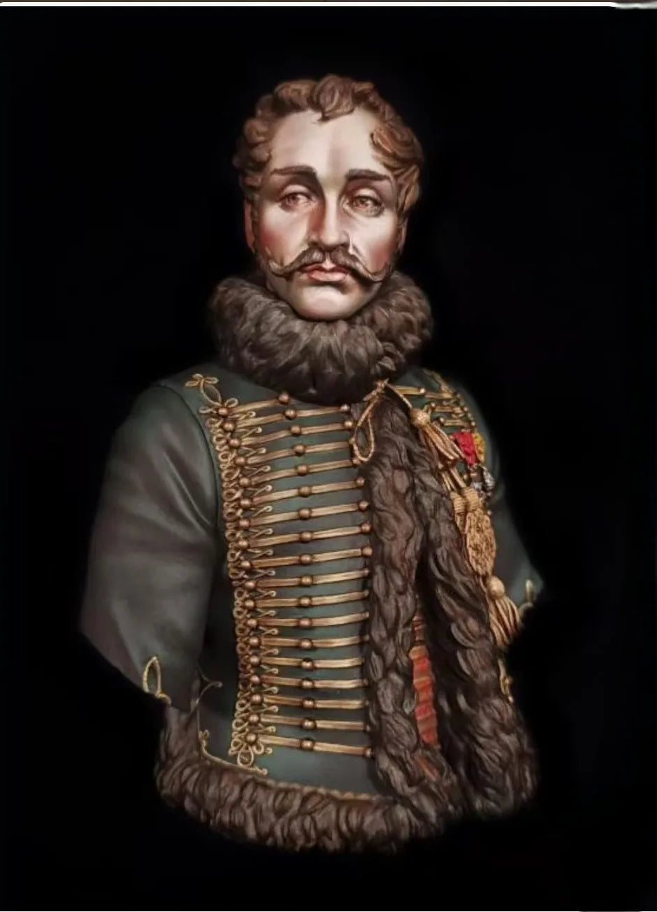 1/10 Napoleonic Military Officer, Resin Model Figure Kit, Unassembled and Unpainted