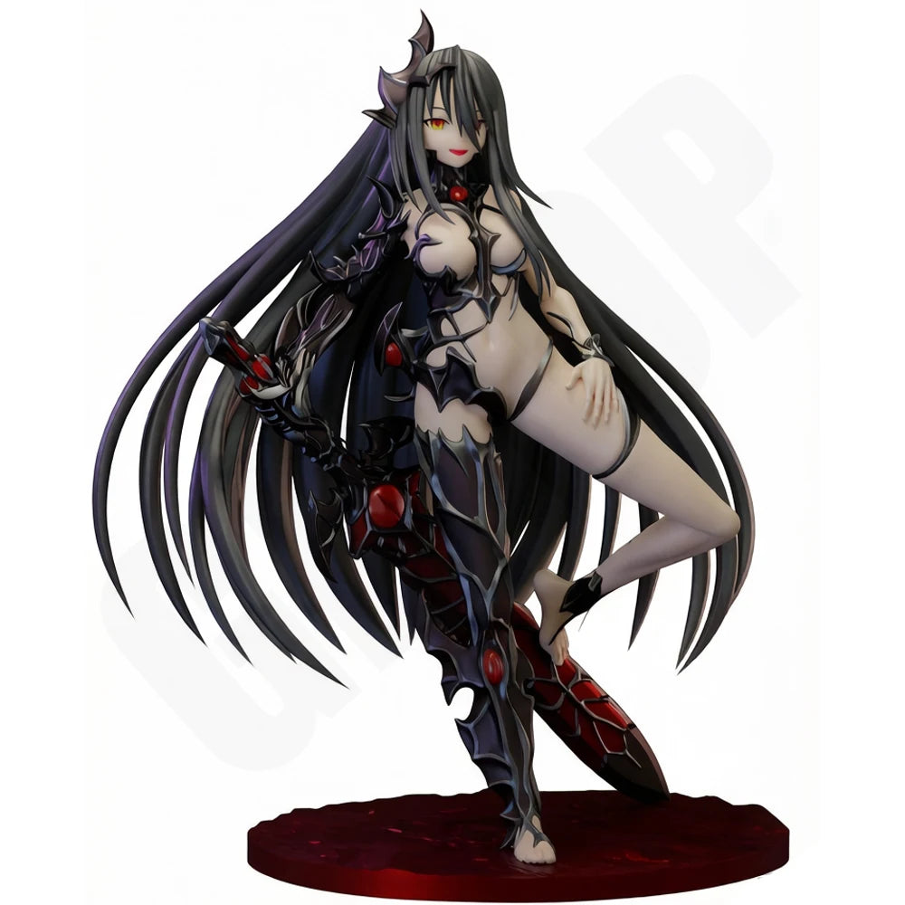 1/24 Winged Demoness Wielding Greatsword, Resin Model Figure Kit, Fantasy Theme, Unassembled and Unpainted