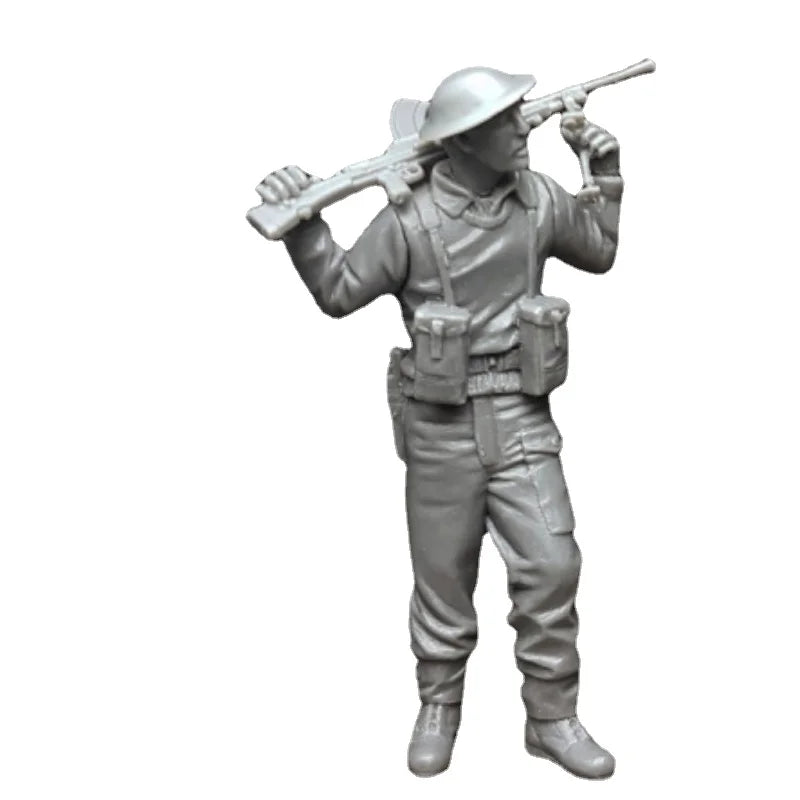1/35 WWII British Army Gunner, Resin Model Figure Kit, Unassembled and Unpainted