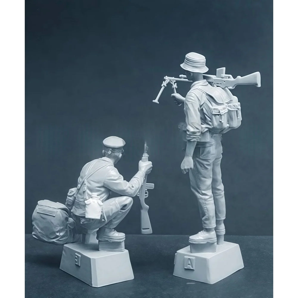 1/35 Vietnam War Mike Force, 3 Figures, Resin Model Figure Kit, Unassembled and Unpainted