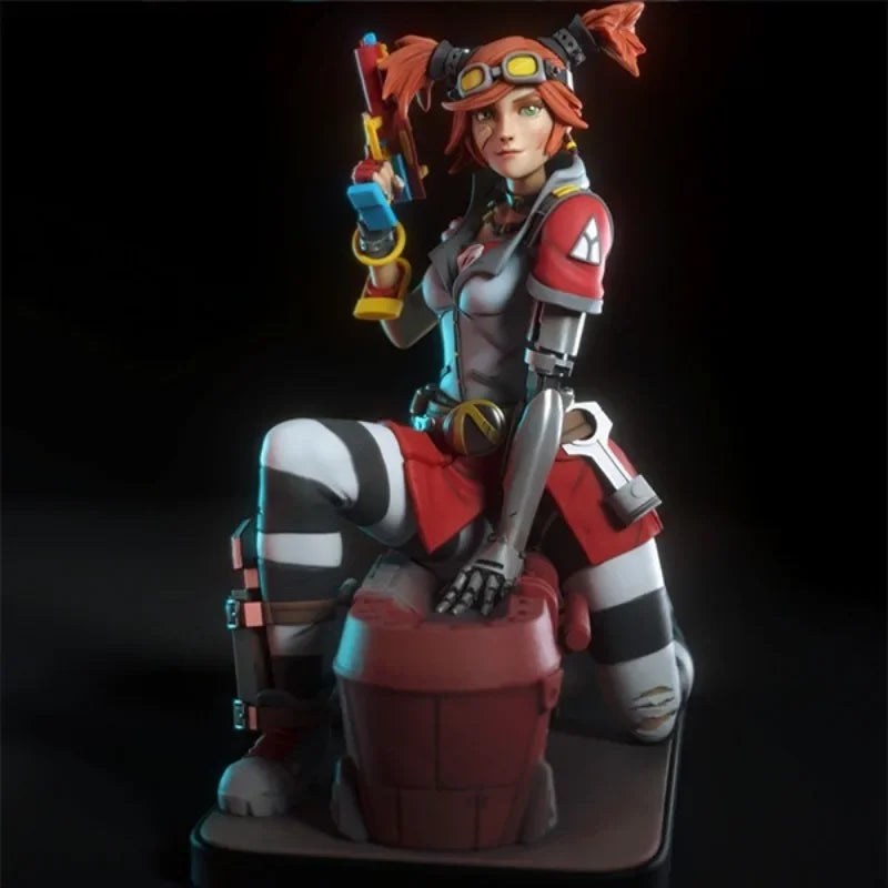 1/24 Sci-Fi Character with Tactical Gear, Resin Model Figure Kit, Anime Theme, Unassembled and Unpainted