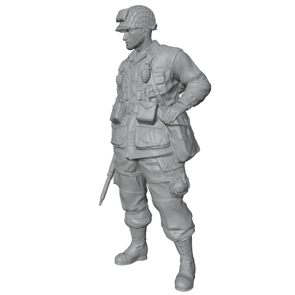 75mm WWI British Soldier, 5 Figures, Resin Model Figure Kit, Unassembled and Unpainted