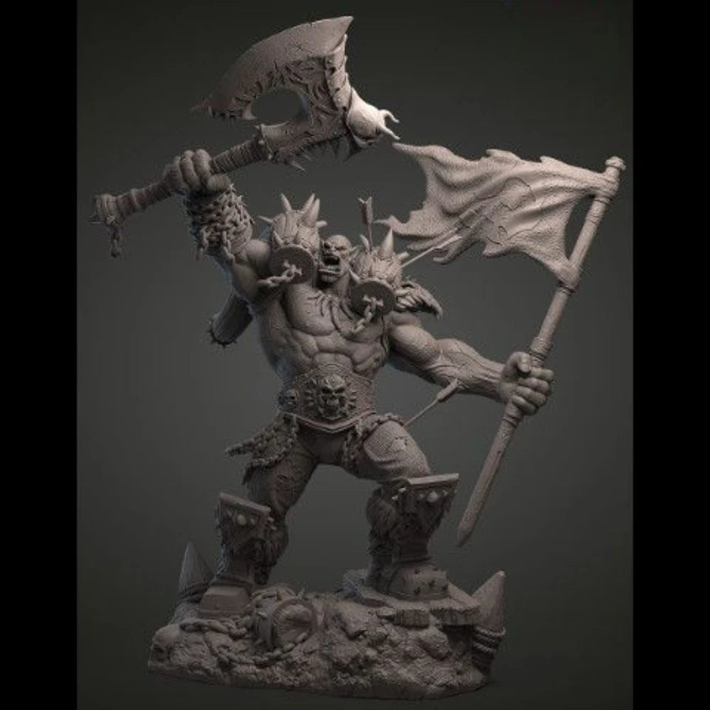 Dark Fantasy Hell Demon, Resin Model Figure Kit, Fantasy Theme, Unassembled and Unpainted
