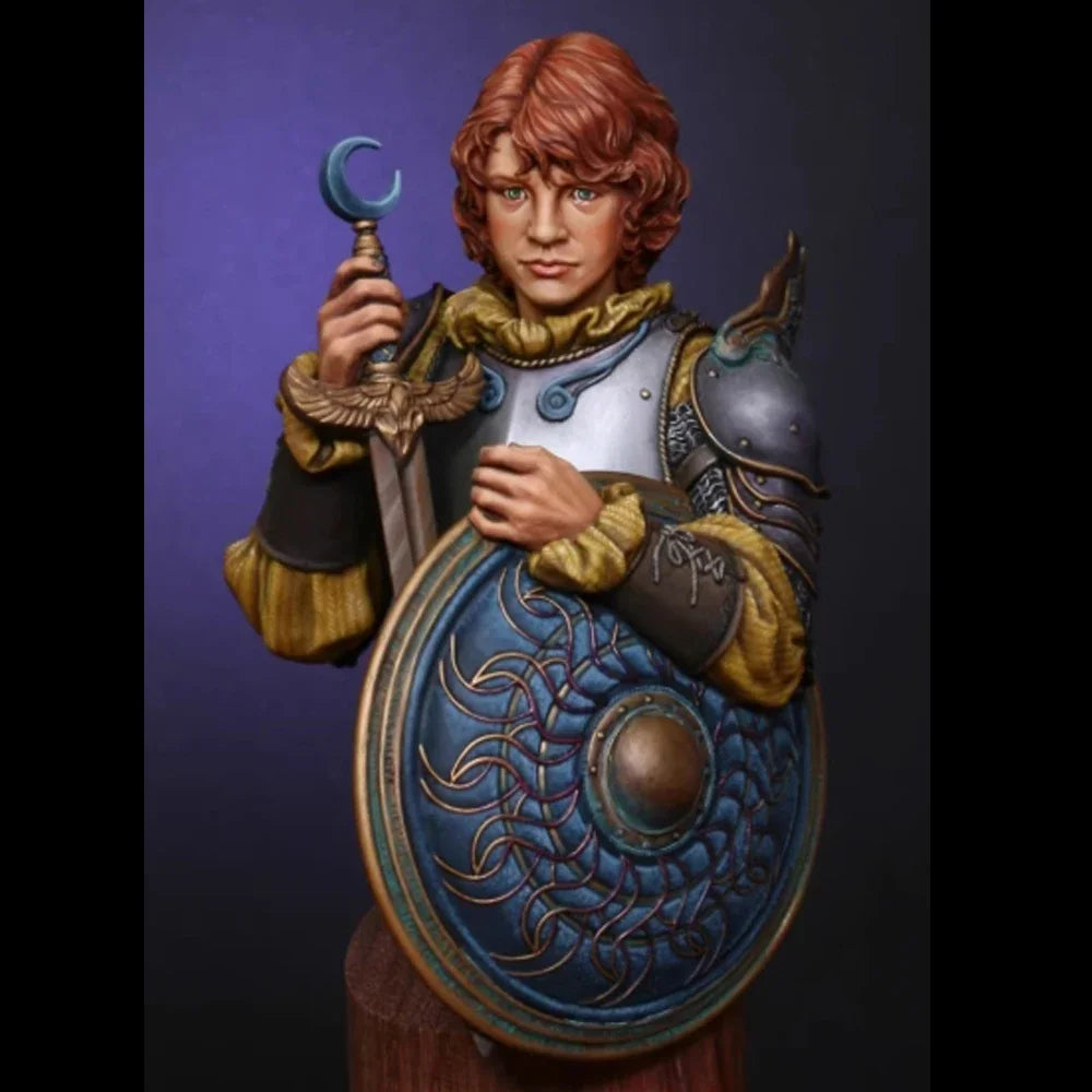 1/10 Warrior Kyle, Resin Model Bust Kit, Fantasy Theme, Unassembled and Unpainted