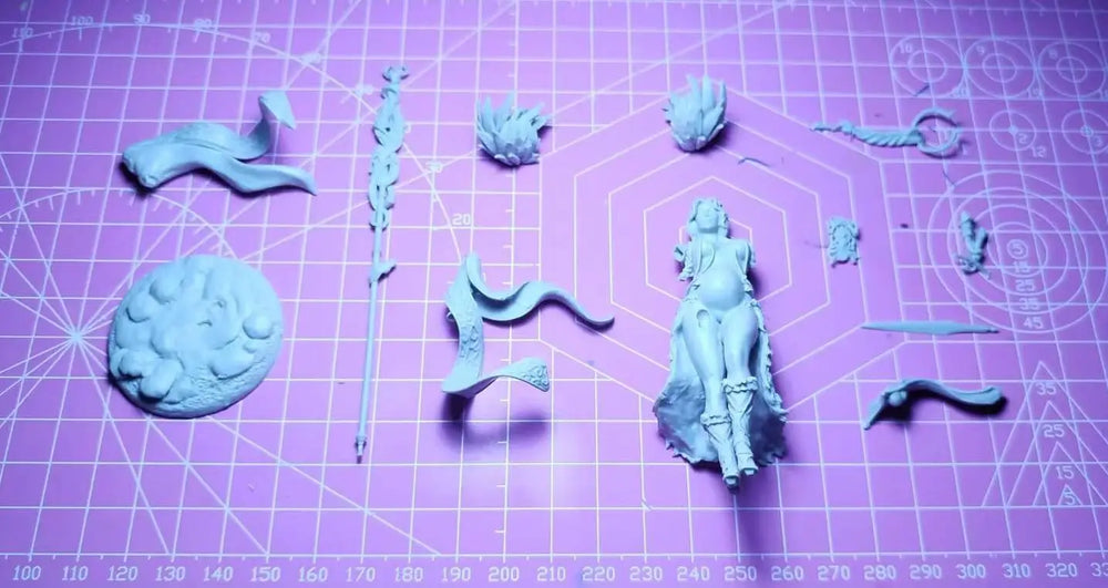 1/24 Freya Norse Goddess Warrior, Resin Model Figure Kit, Fantasy Theme, Unassembled and Unpainted