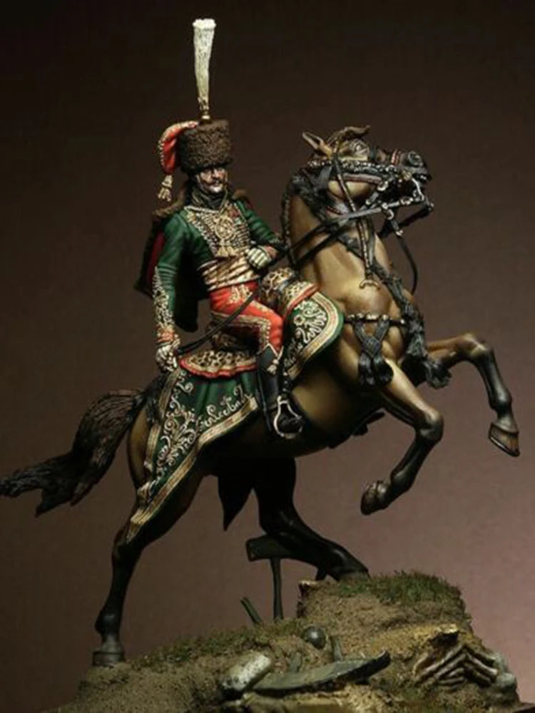 1/32 Ancient Cavalry Warrior, Resin Model Figure Kit, Unassembled and Unpainted