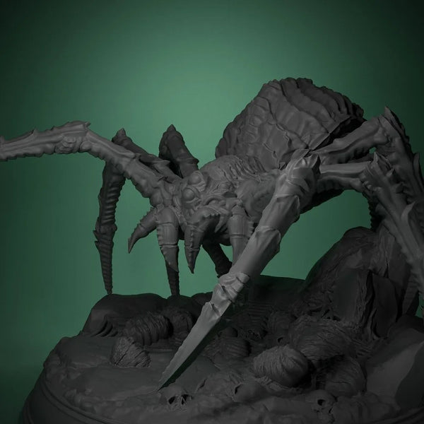 Giant Spider Creature, Resin Model Creature Kit, Fantasy Theme, Unassembled and Unpainted