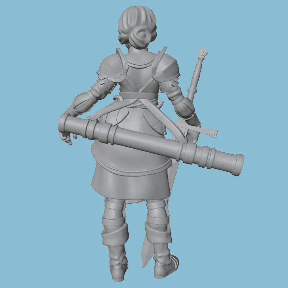 75mm Ranger Warrior, Resin Model Figure Kit, Fantasy Theme, Unassembled and Unpainted