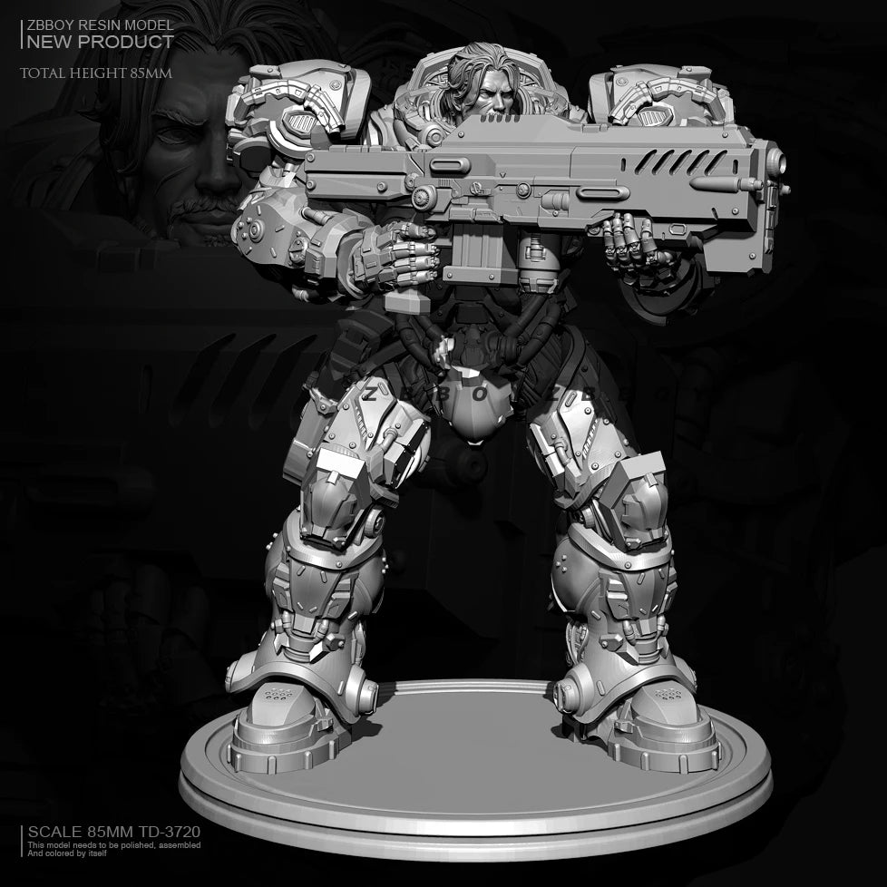Mecha, Resin Model Figure Kit, Sci-Fi Theme, Unassembled and Unpainted