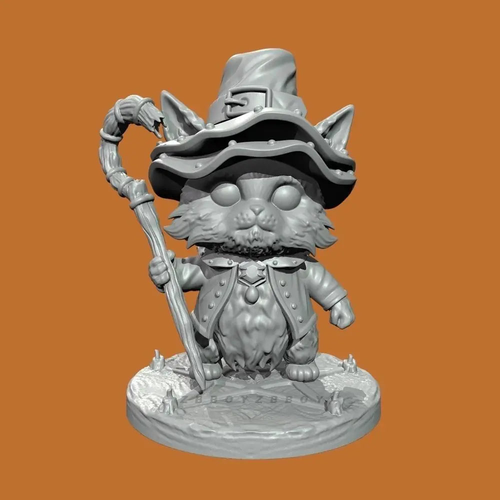 50mm Mouse Wanderer, Resin Model Figure Kit, Anime Theme, Unassembled and Unpainted
