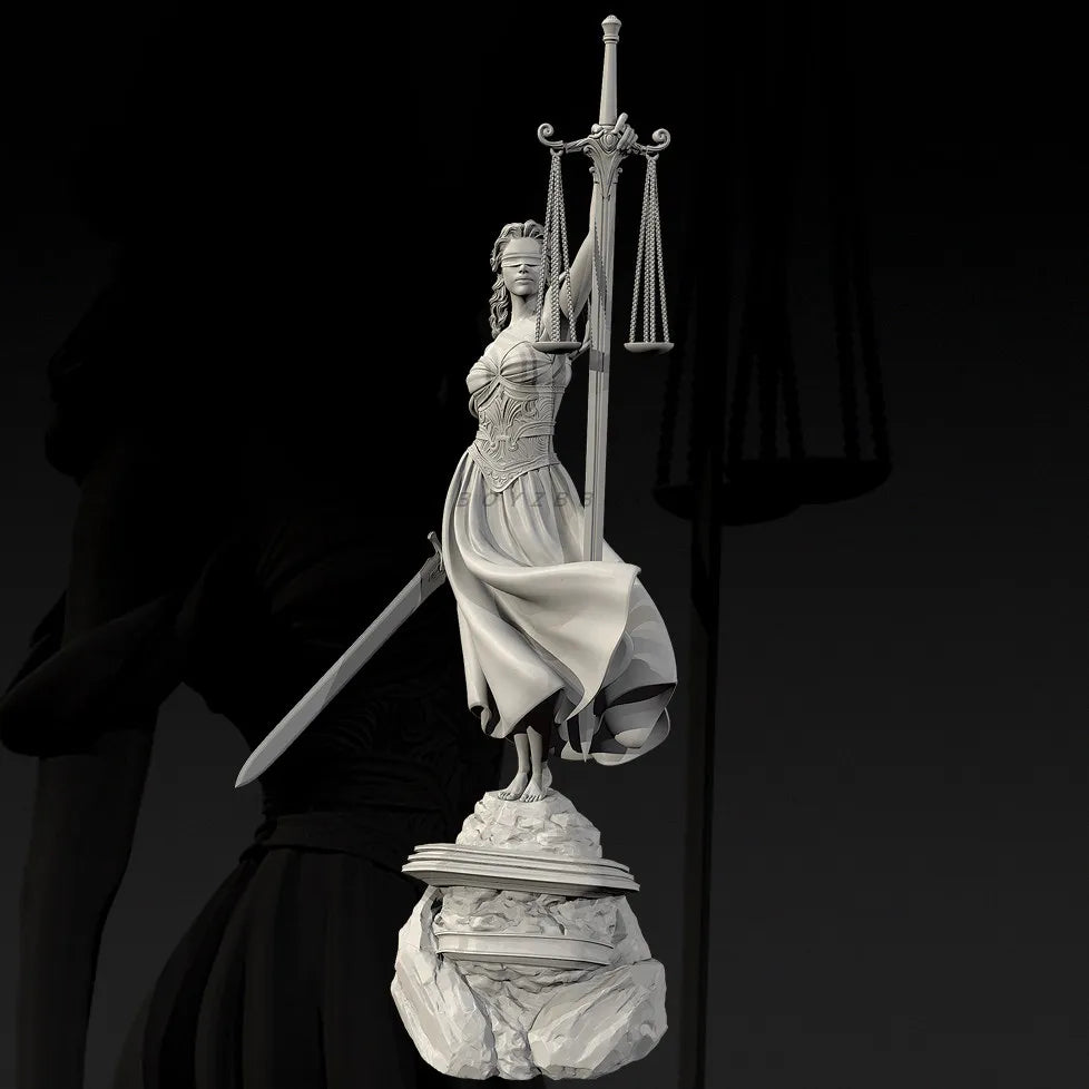 75mm Classical Allegorical Lady, Resin Model Figure Kit, Mythology Theme, Unassembled and Unpainted