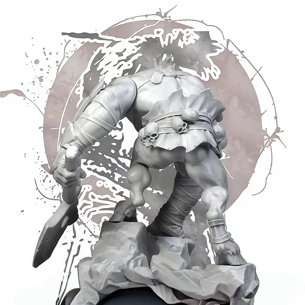 1/24 Tauren Beast Humanoid, Resin Model Figure Kit, Fantasy Theme, Unassembled and Unpainted