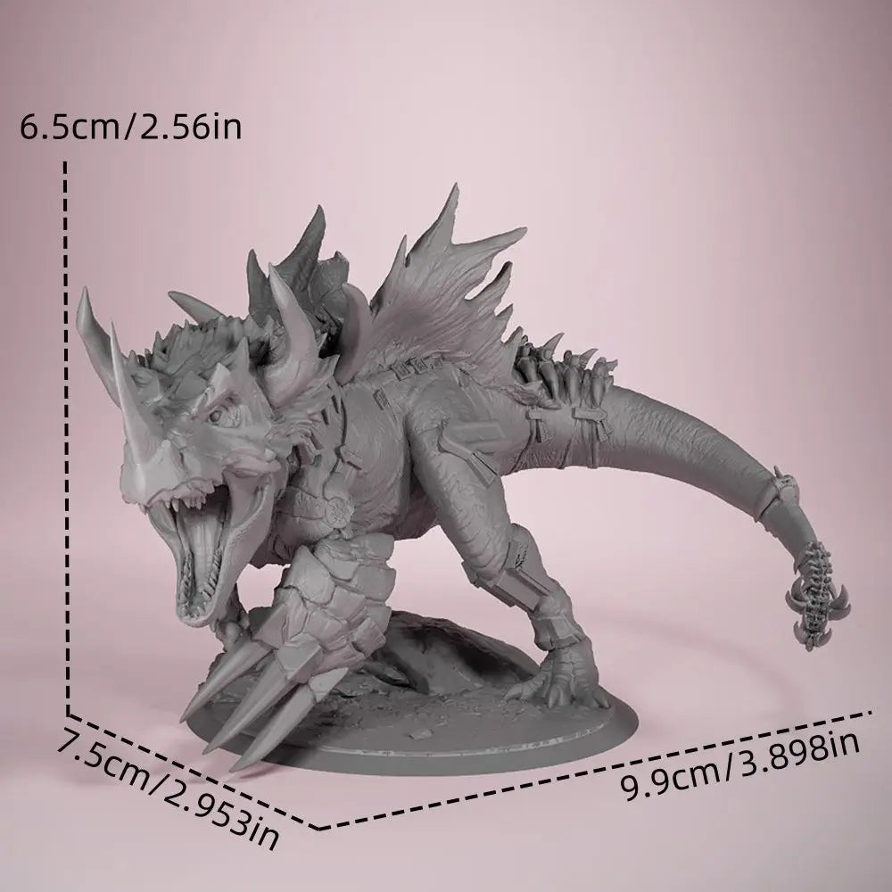 65mm Tyrannosaurus Rex, Resin Model Creature Kit, Wildlife Theme, Unassembled and Unpainted