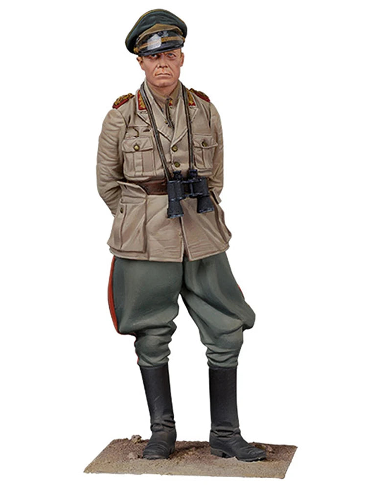 1/18 WWI Officer, Resin Model Figure Kit, Unassembled and Unpainted