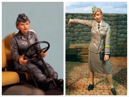 1/35 Modern Female Tactical Operator with Body Armor, Resin Model Figure Kit, Unassembled and Unpainted