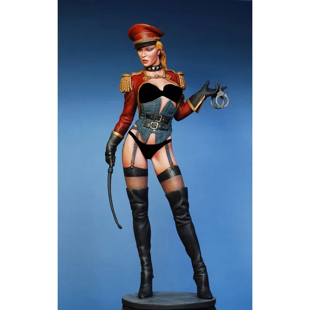 1/9 Steampunk Military Female Officer, Resin Model Figure Kit, Unassembled and Unpainted
