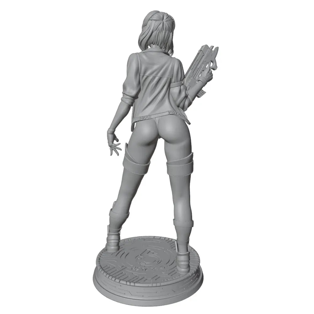 1/24 Female Samurai, Resin Model Figure Kit, Fantasy Theme, Unassembled and Unpainted