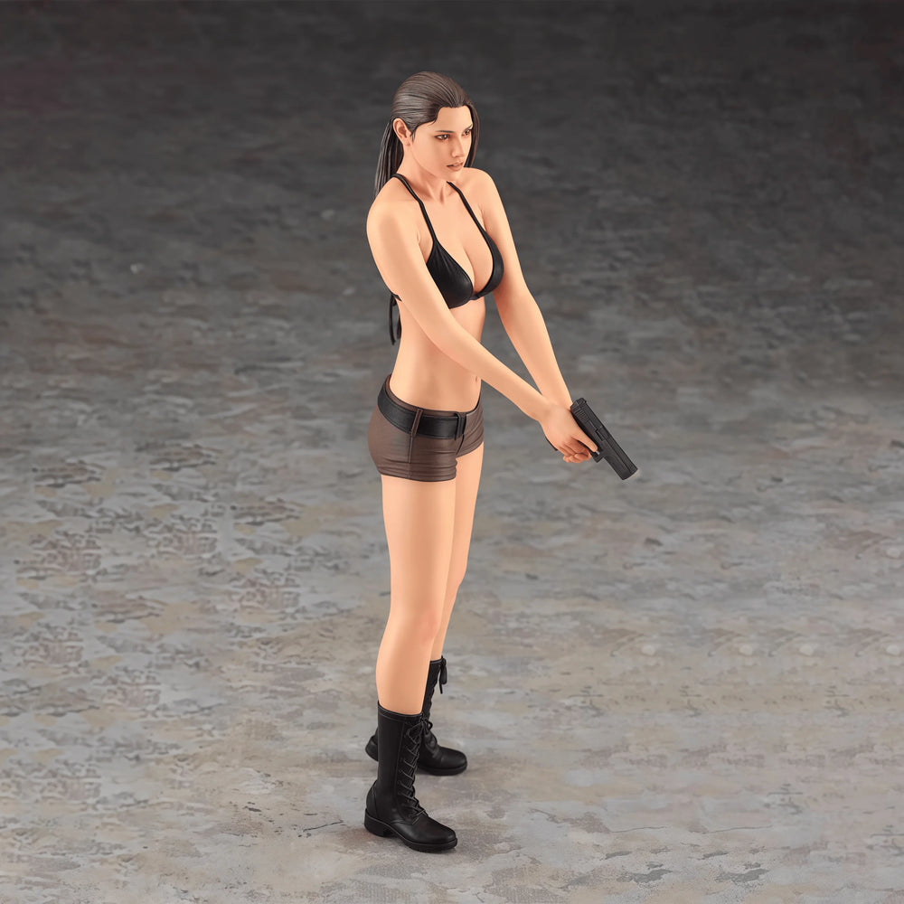 1/12 Modern Tactical Female Operator, Resin Model Figure Kit, Unassembled and Unpainted