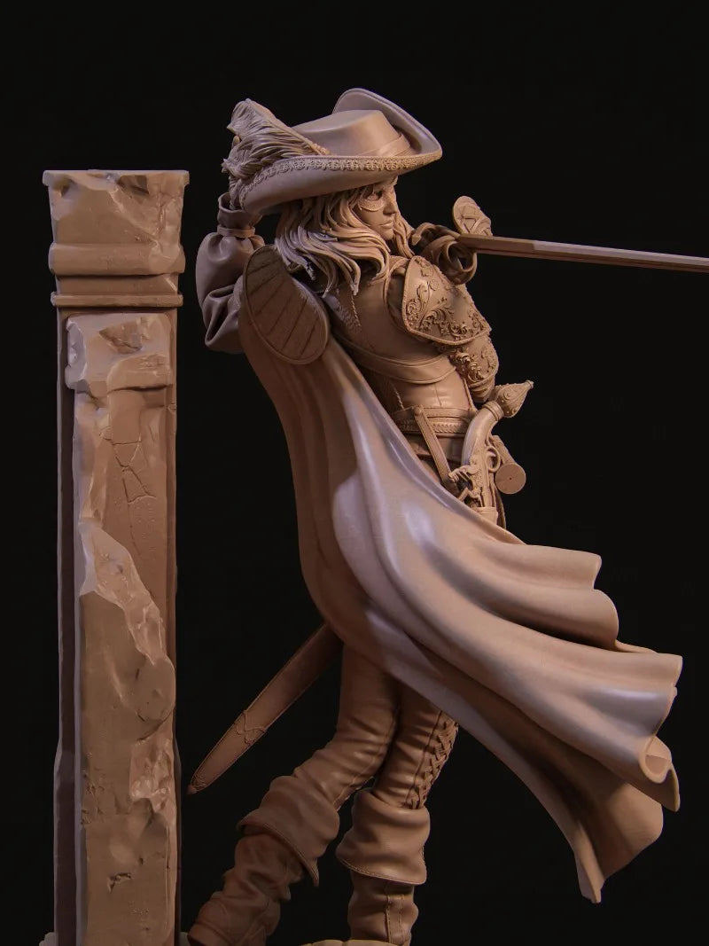 1/24 Camilla the Duelist, Resin Model Figure Kit, Fantasy Theme, Unassembled and Unpainted
