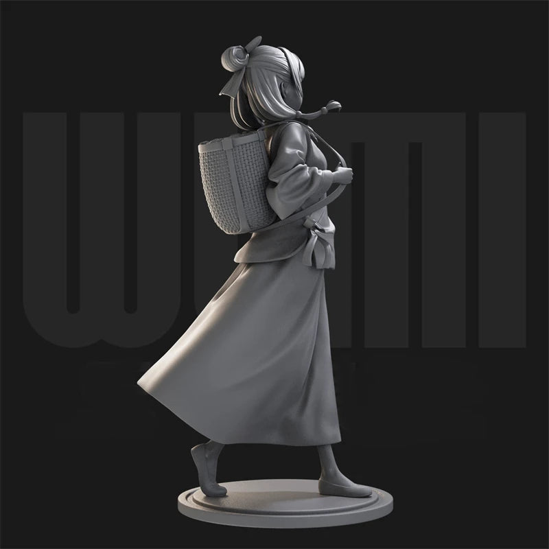 1/18 Chinese Traditional Female, Resin Model Figure Kit, Historical Theme, Unassembled and Unpainted