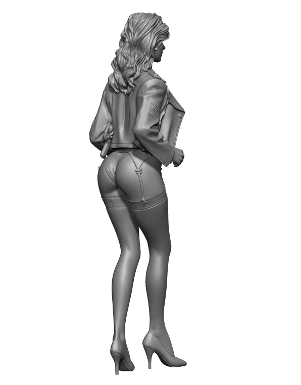1/35 Modern Female Spy, Resin Model Figure Kit, Unassembled and Unpainted