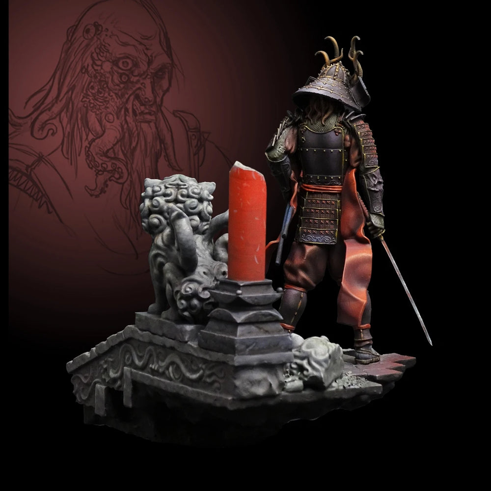 1/24 Ancient Warrior, 2 Figures, Resin Model Figure Kit, Unassembled and Unpainted