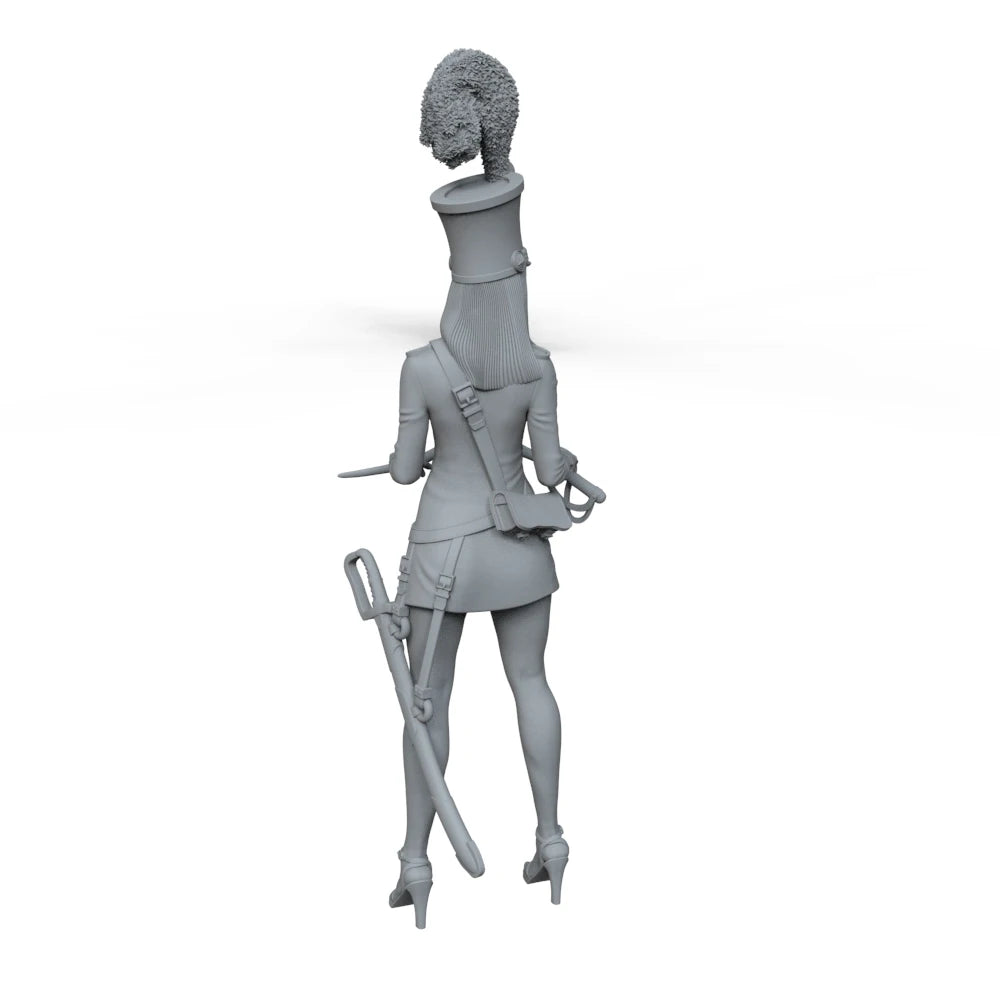 1/35 Female Warriors & Priestesses, 5 Figures, Resin Model Figure Kit, Fantasy Theme, Unassembled and Unpainted
