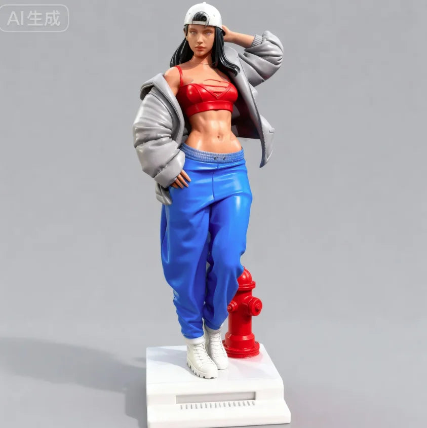 50mm Athletic Female, Resin Model Figure Kit, Unassembled and Unpainted