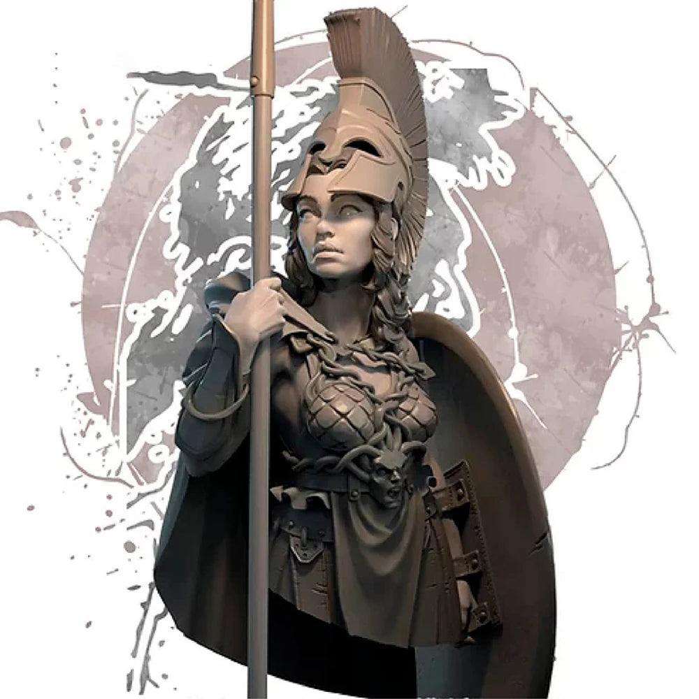 1/10 Warrior Maiden, Resin Model Figure Kit, Fantasy Theme, Unassembled and Unpainted