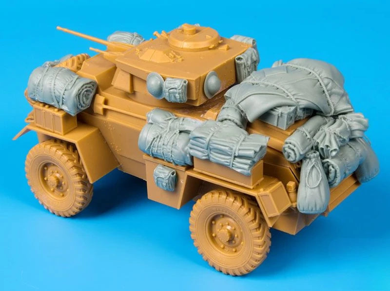 1/35 WWII British Humber Mk III Armored Car, Resin Model Vehicle Kit, Unassembled and Unpainted
