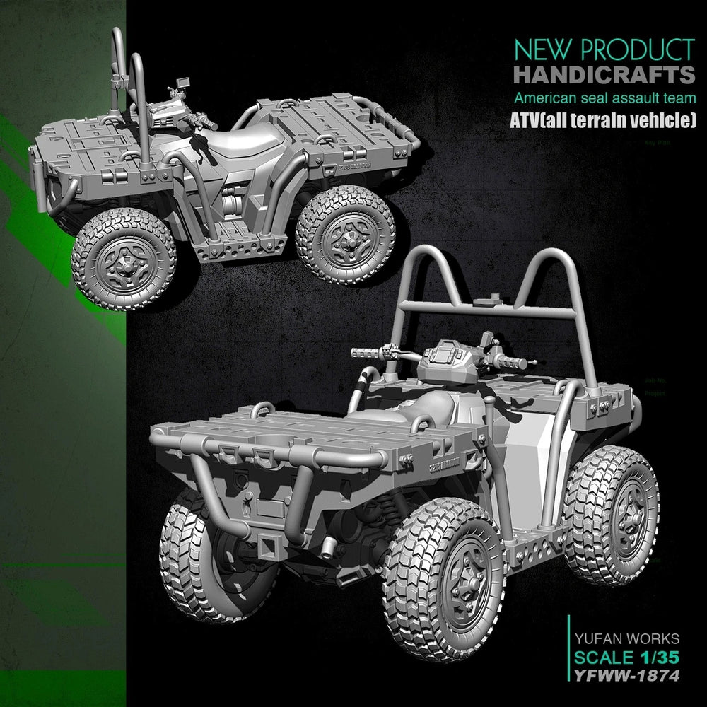 1/35 Modern Military ATV, Resin Model Vehicle Kit, Unassembled and Unpainted
