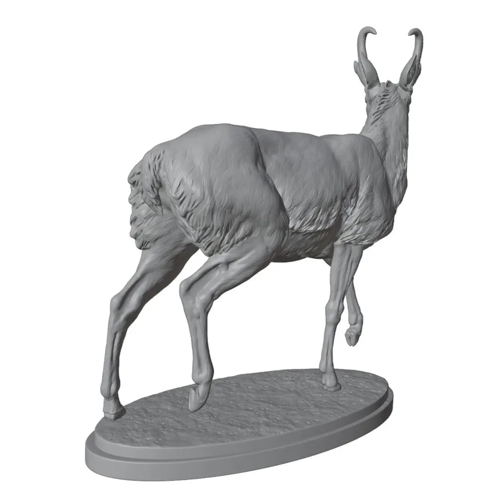 28mm Antelope Herd, 6 Figures, Resin Model Creature Kit, Wildlife Theme, Unassembled and Unpainted