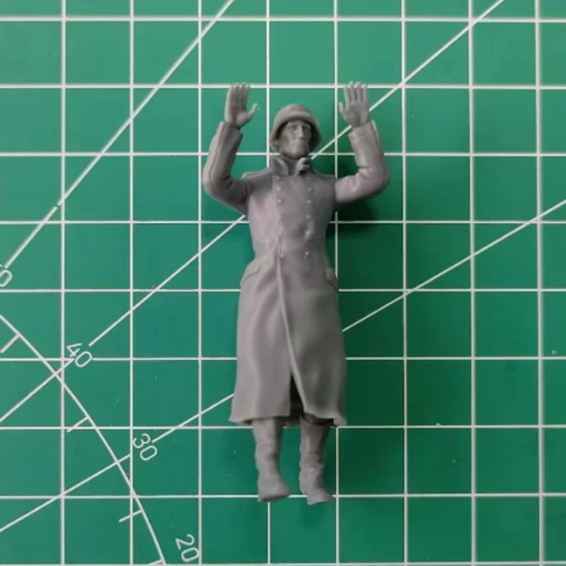 1/35 WWII Soldiers Combat Set, 4 Figures, Resin Model Figure Kit, Unassembled and Unpainted